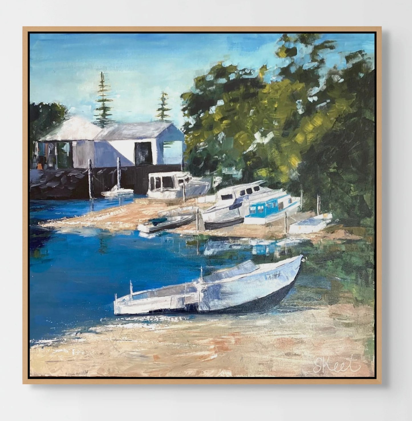 Low Tide at Wyunnum Creek Brisbane