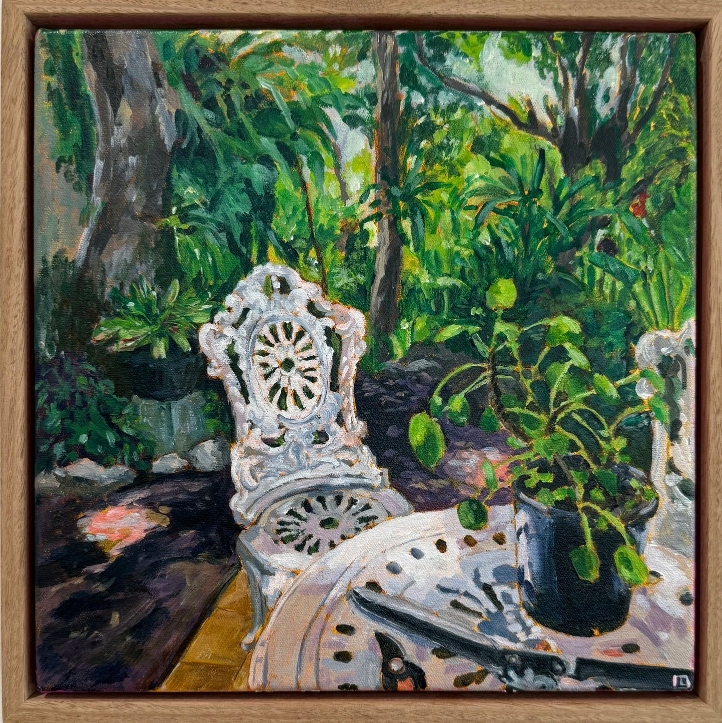 A Pilea Plant and a Preloved Chair