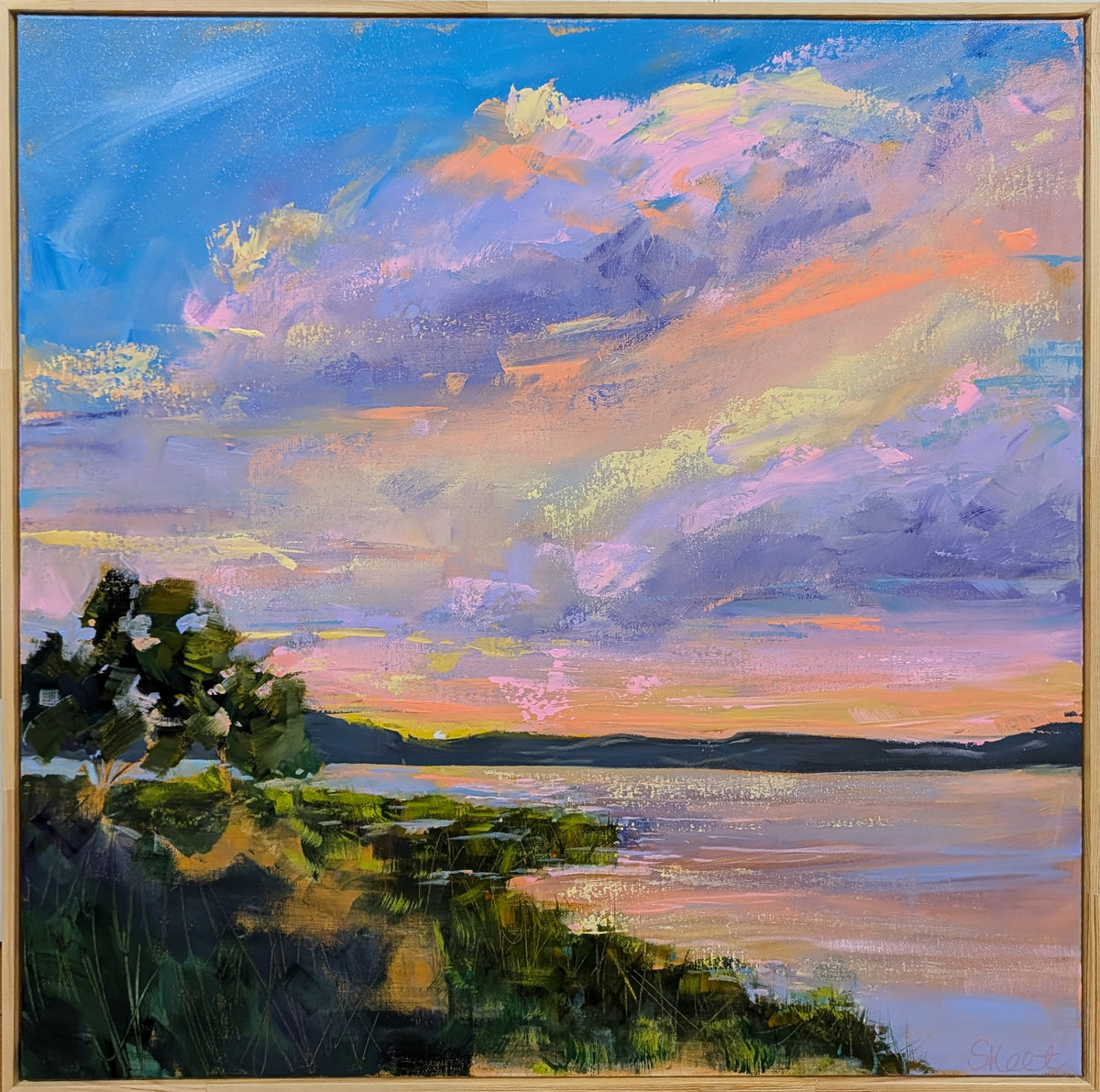 Lavender Skyscape