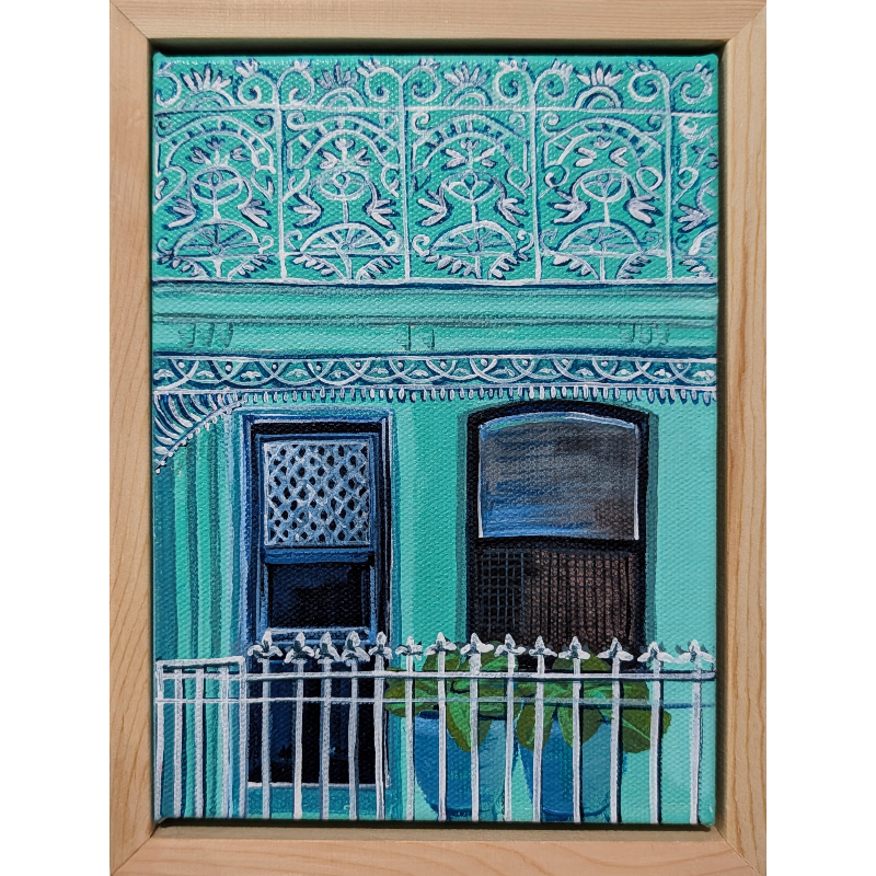 Blue terrace