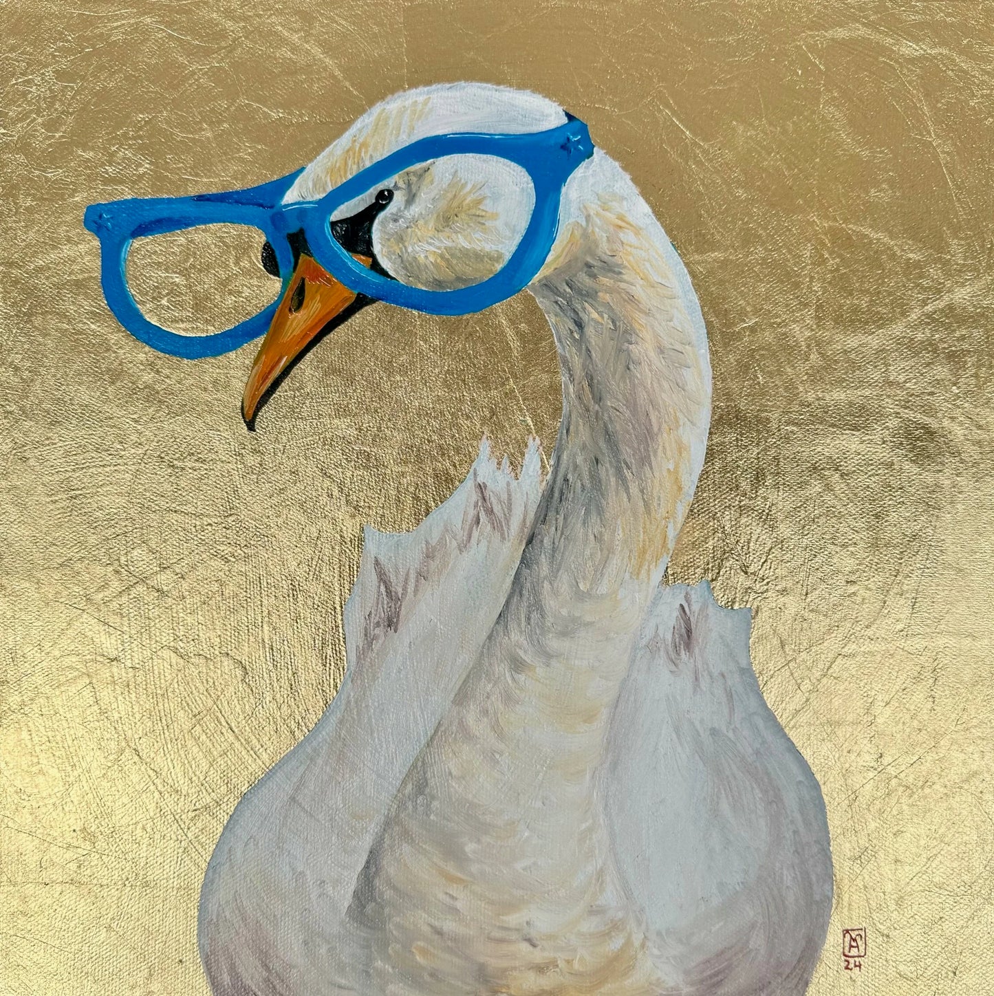 Gag Glasses- Swan
