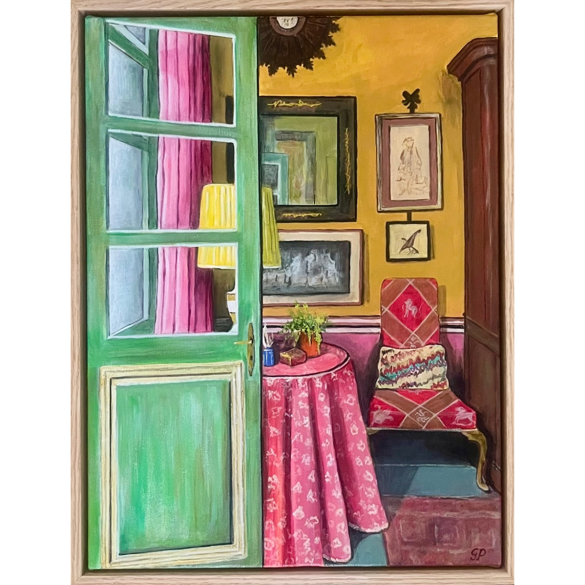 Behind the green door