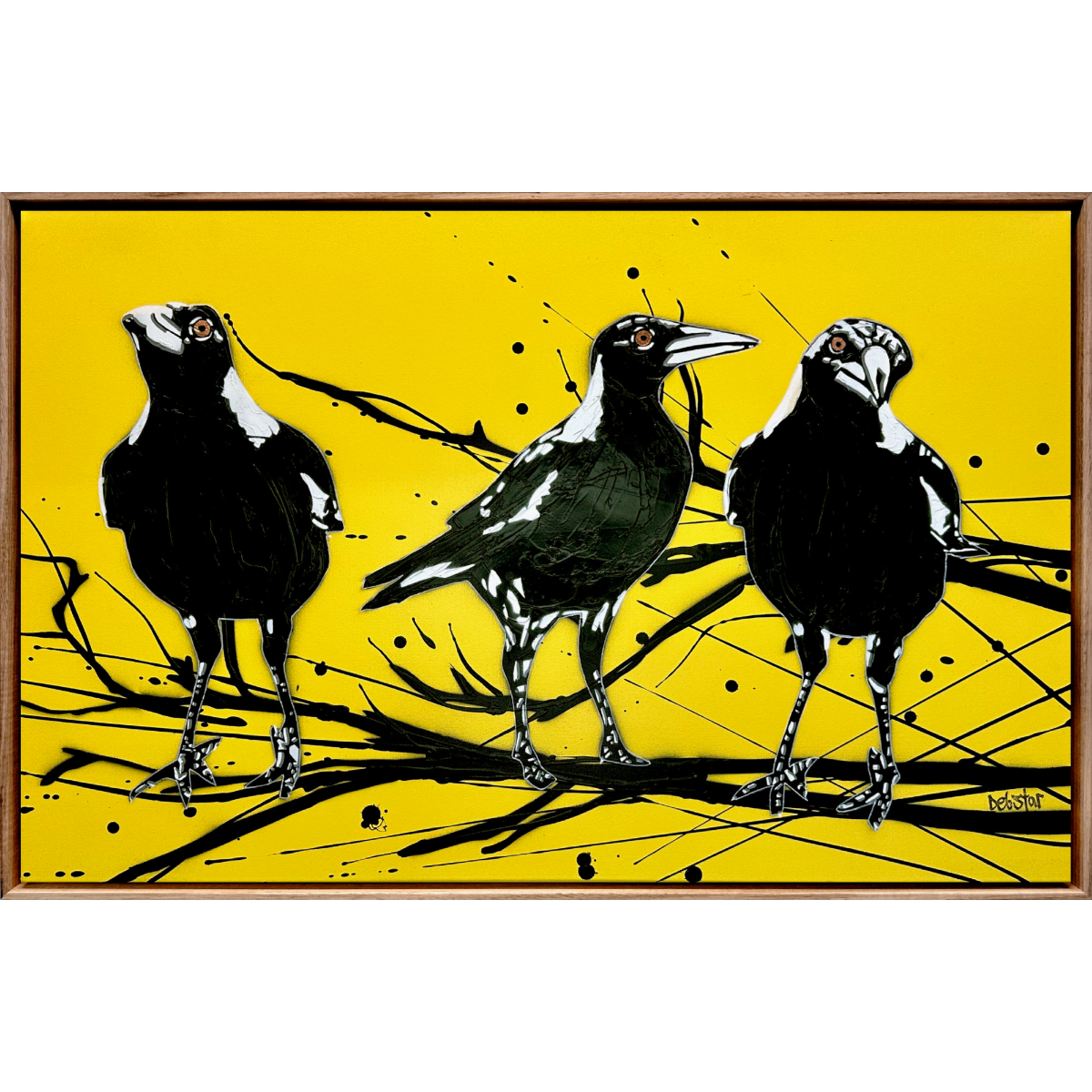 Yellow Magpie Street Birds #2