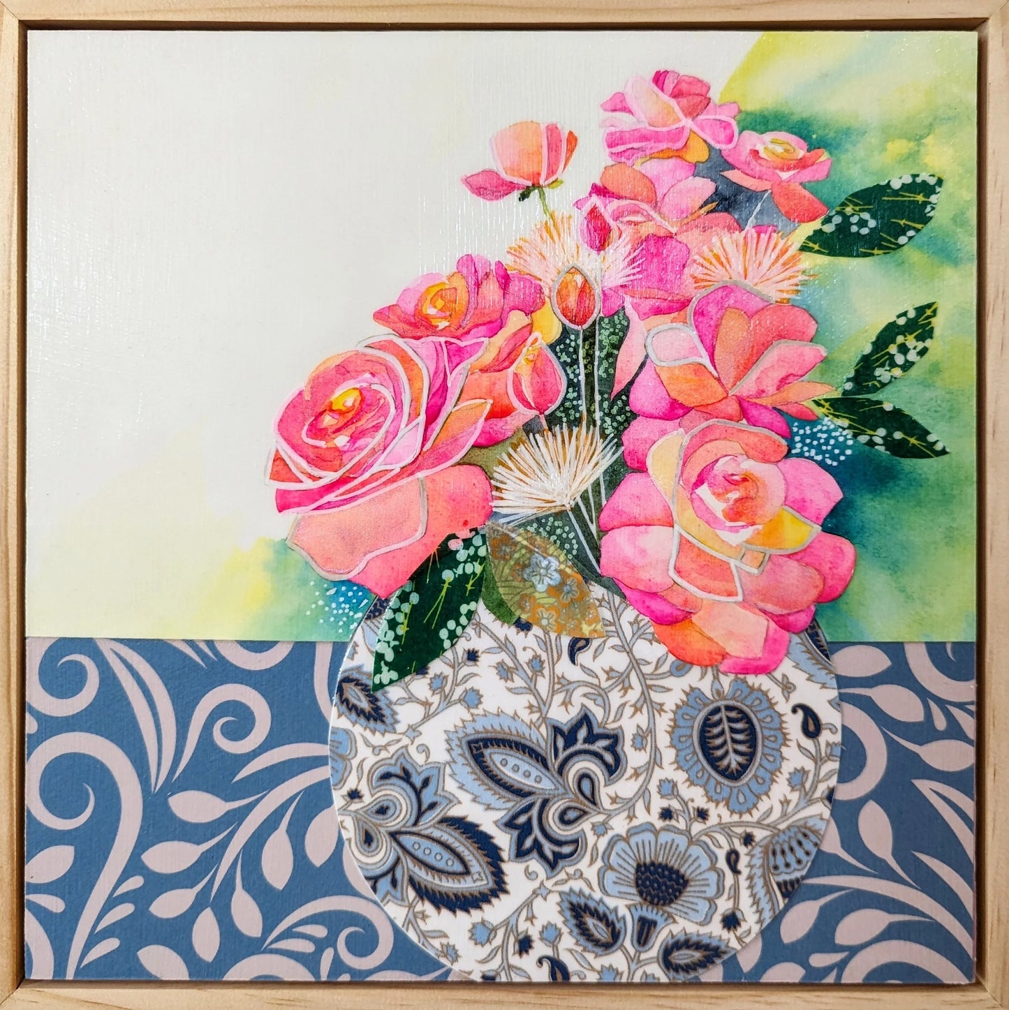 Paisley Print & Roses