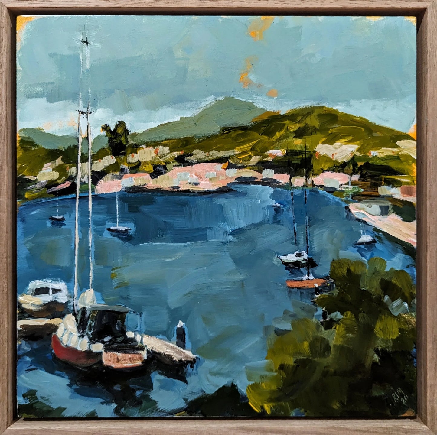 Hazel Reflections in the Blue II