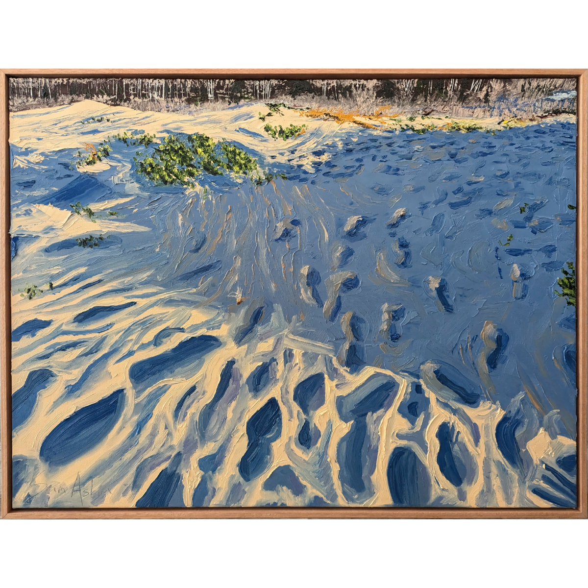 The walk home from the beach