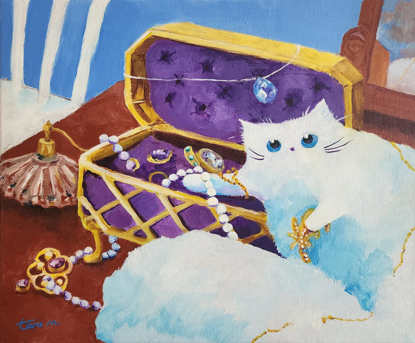 Boudoir Cats - Jewel Obsession