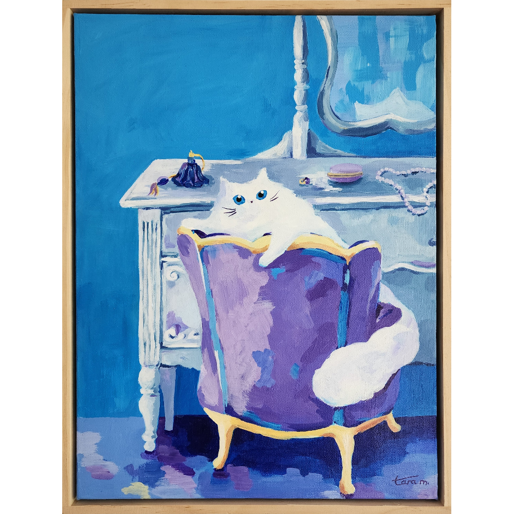 Boudoir Cats - My Velvet Chair