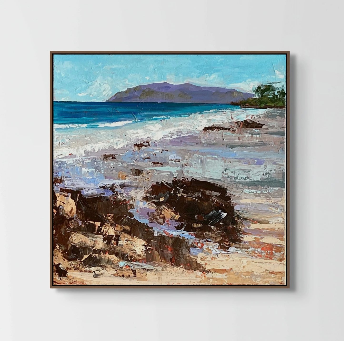 Tidal Reflections with Rocks