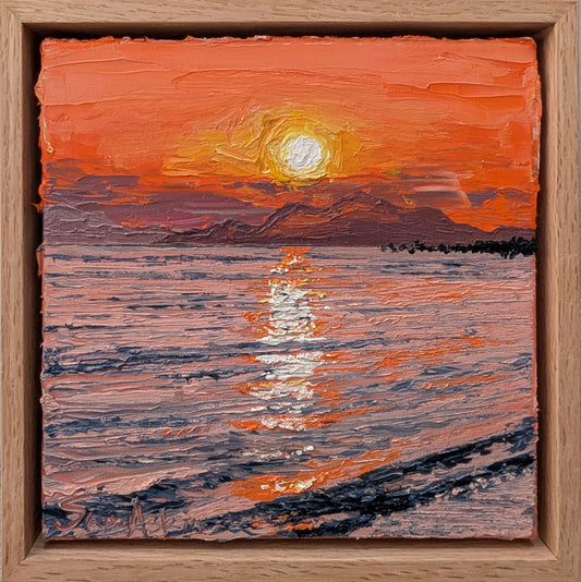 Final burst of orange