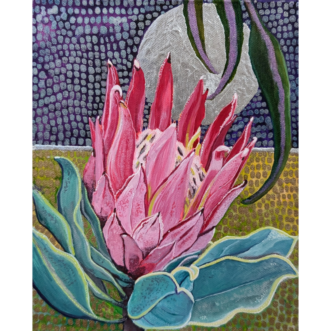 Mr King with a yin moon