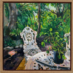 A Pilea Plant and a Preloved Chair