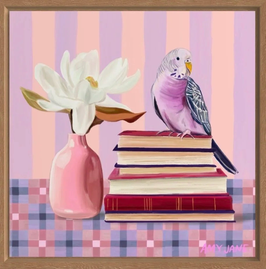 Bound By Budgies and Blooms