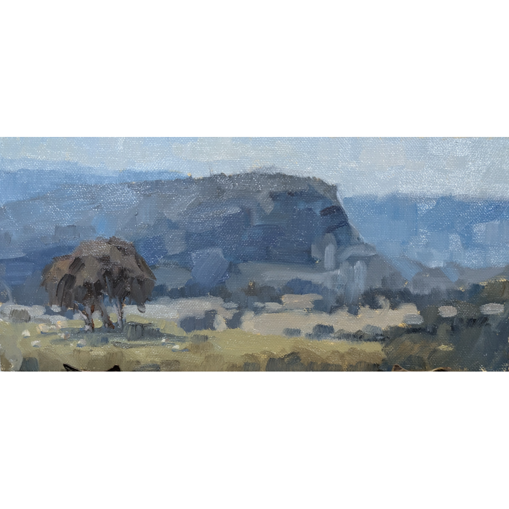 Feeling Blue, Megalong Valley (Sketch for)