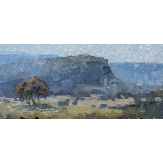Feeling Blue, Megalong Valley (Sketch for)