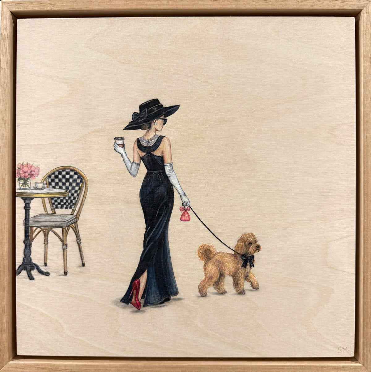 Audrey Steps Out for Coffee