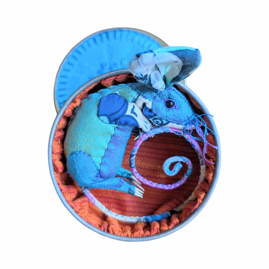 Baby Mouse in Tin (Blue)