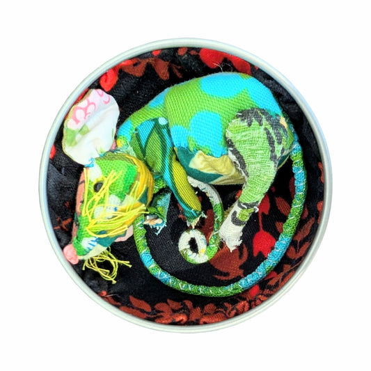 Baby Mouse in Tin (Green)