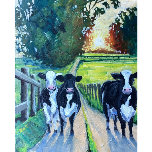 The Girls Heading Out