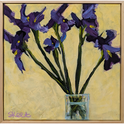 Iris in Vase
