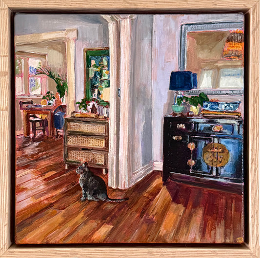 The Muse and the Chinese Lacquer Cabinet