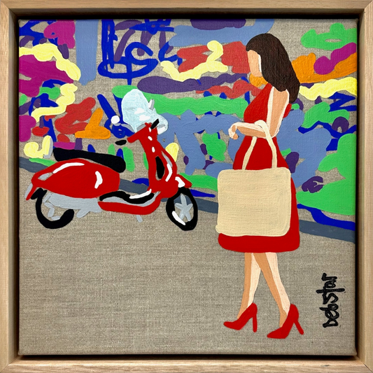 Lady in Red - Lane Walk