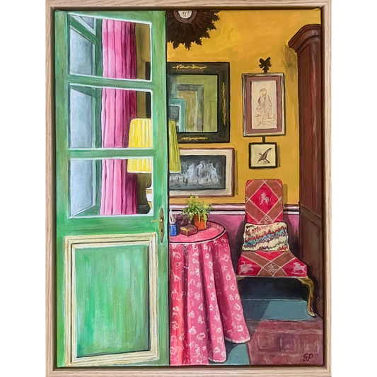 Behind the green door