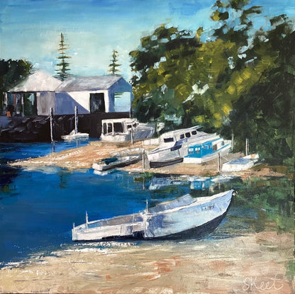 Low Tide at Wyunnum Creek Brisbane   