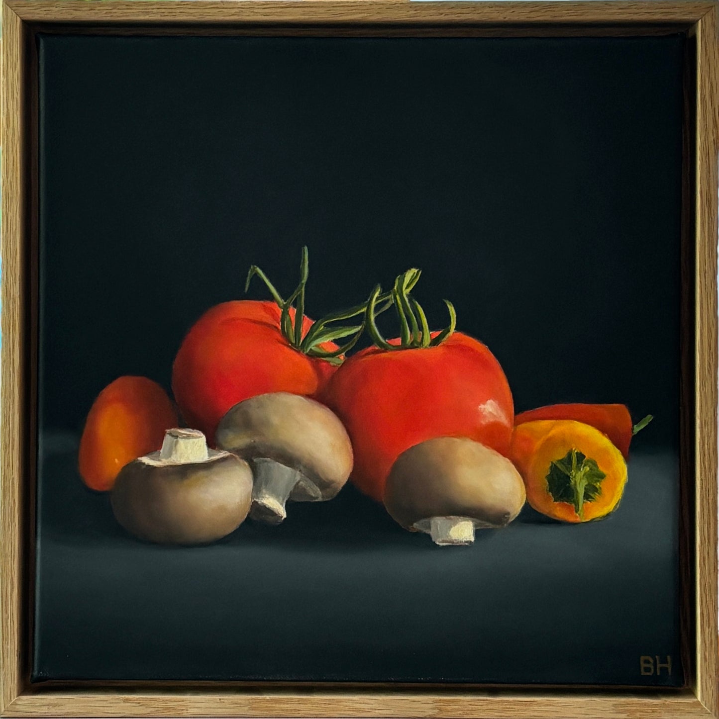 Tomatoes, Peppers and Mushrooms