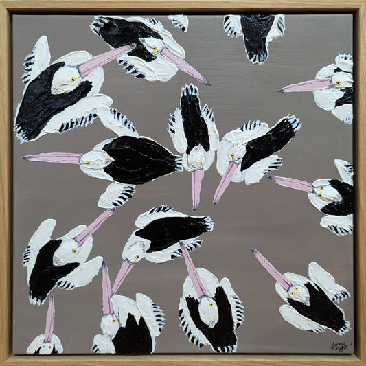 Pelicans on the Plains