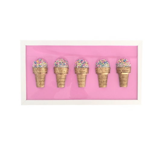 5 Icecreams (Pink)