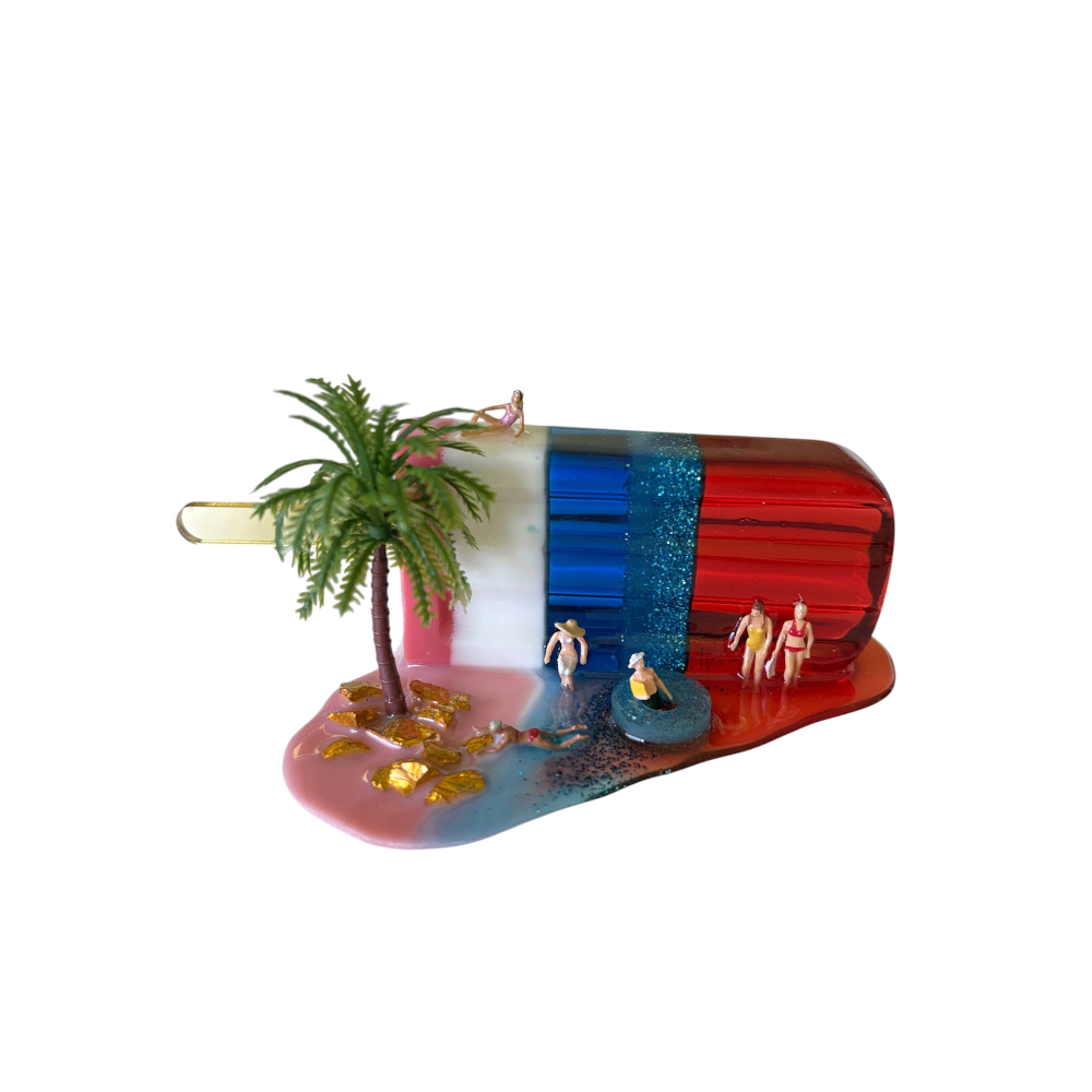 Tiny People - Melting Popsicles Sculpture 3