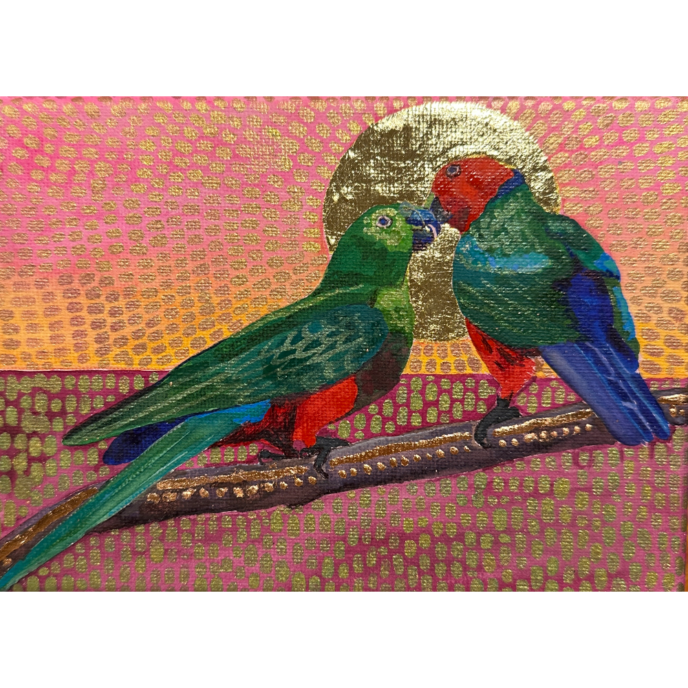 King lovers at sunrise