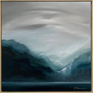 Beneath the grey sky