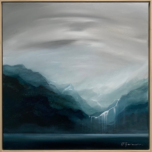 Beneath the grey sky