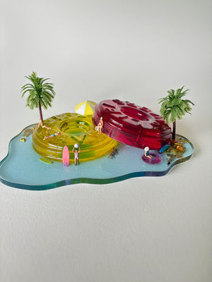 Lifesaver Island Sculpture 1