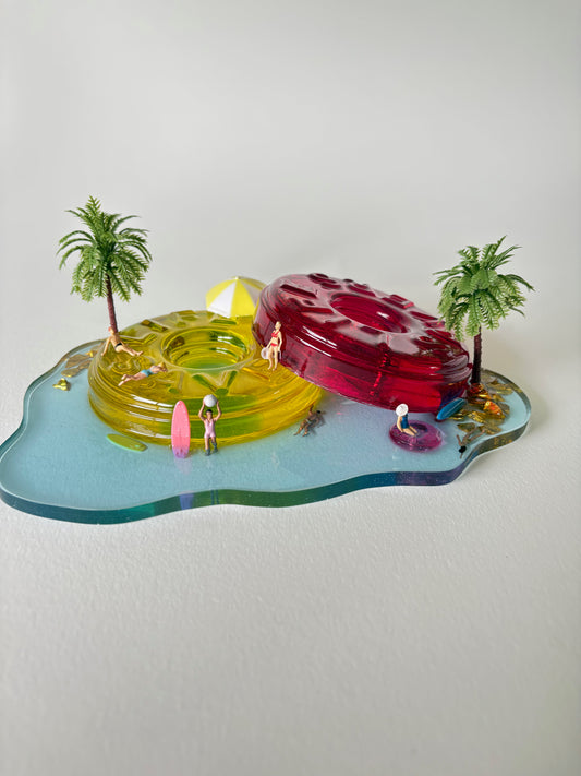 Lifesaver Island Sculpture 1