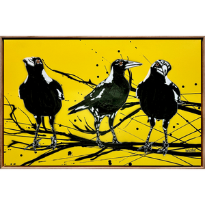 Yellow Magpie Street Birds #2