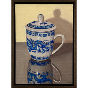 Jingdezhen Dragon Tea Cup with Lid