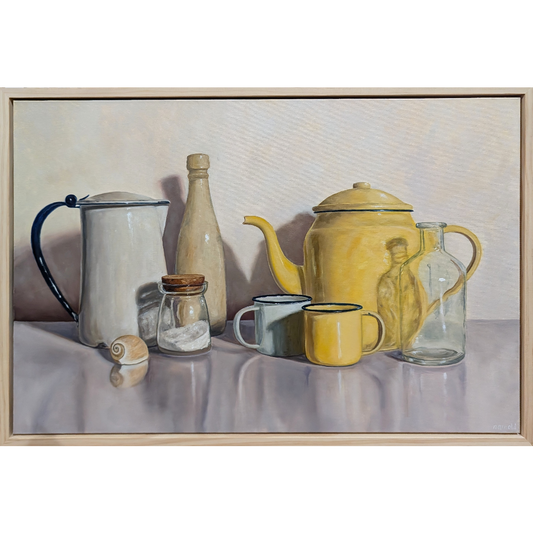 Two Teapots Still Life