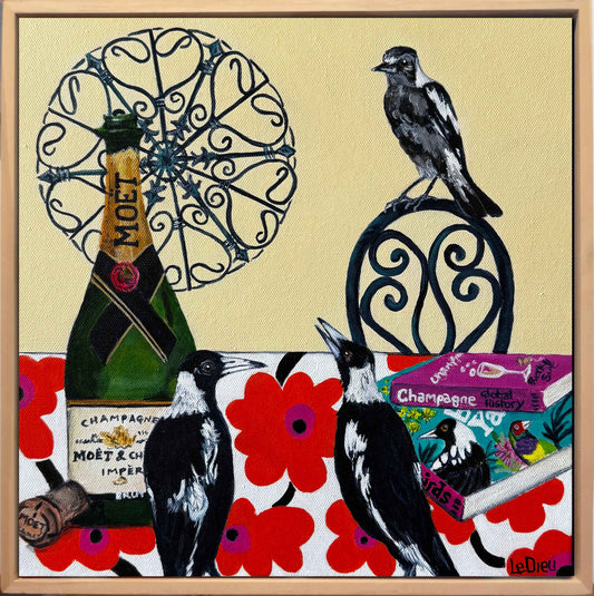 Magpies and Moet