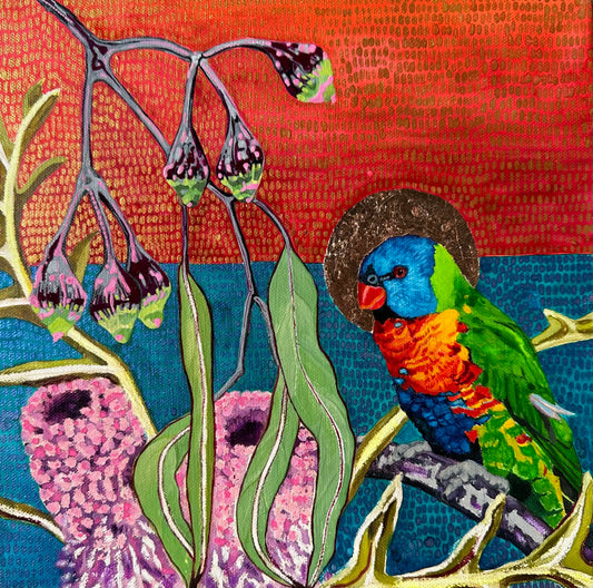 Mr Lorry in a blood red sky