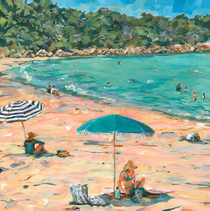 Two Hat Ladies and a Water Bottle