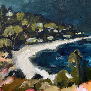 Night Fall at the Beach