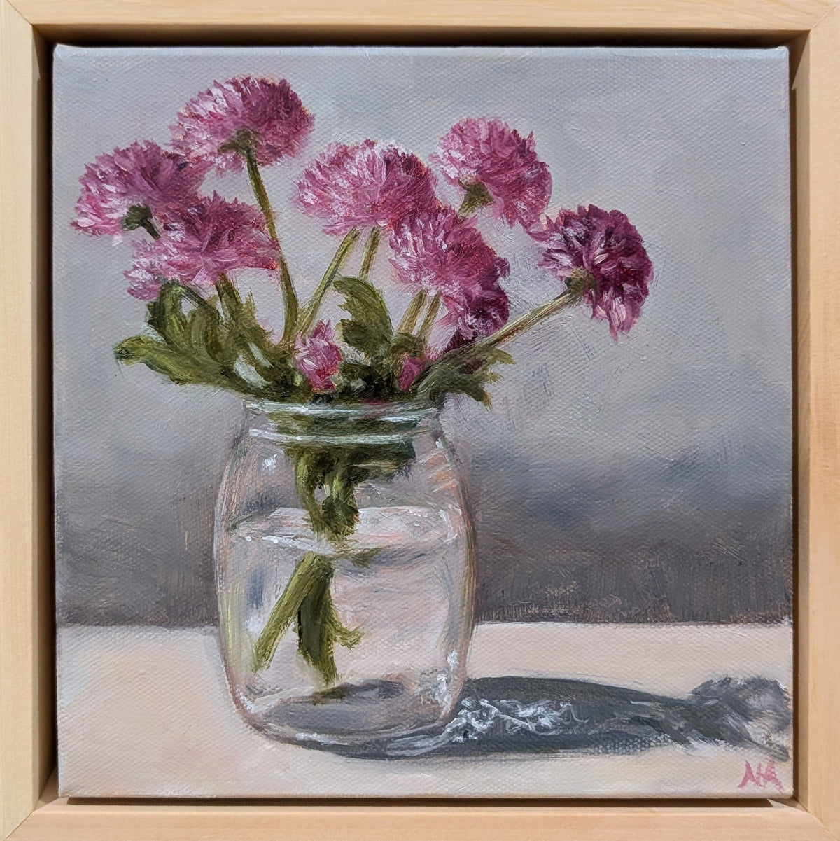 Pinks in Jar