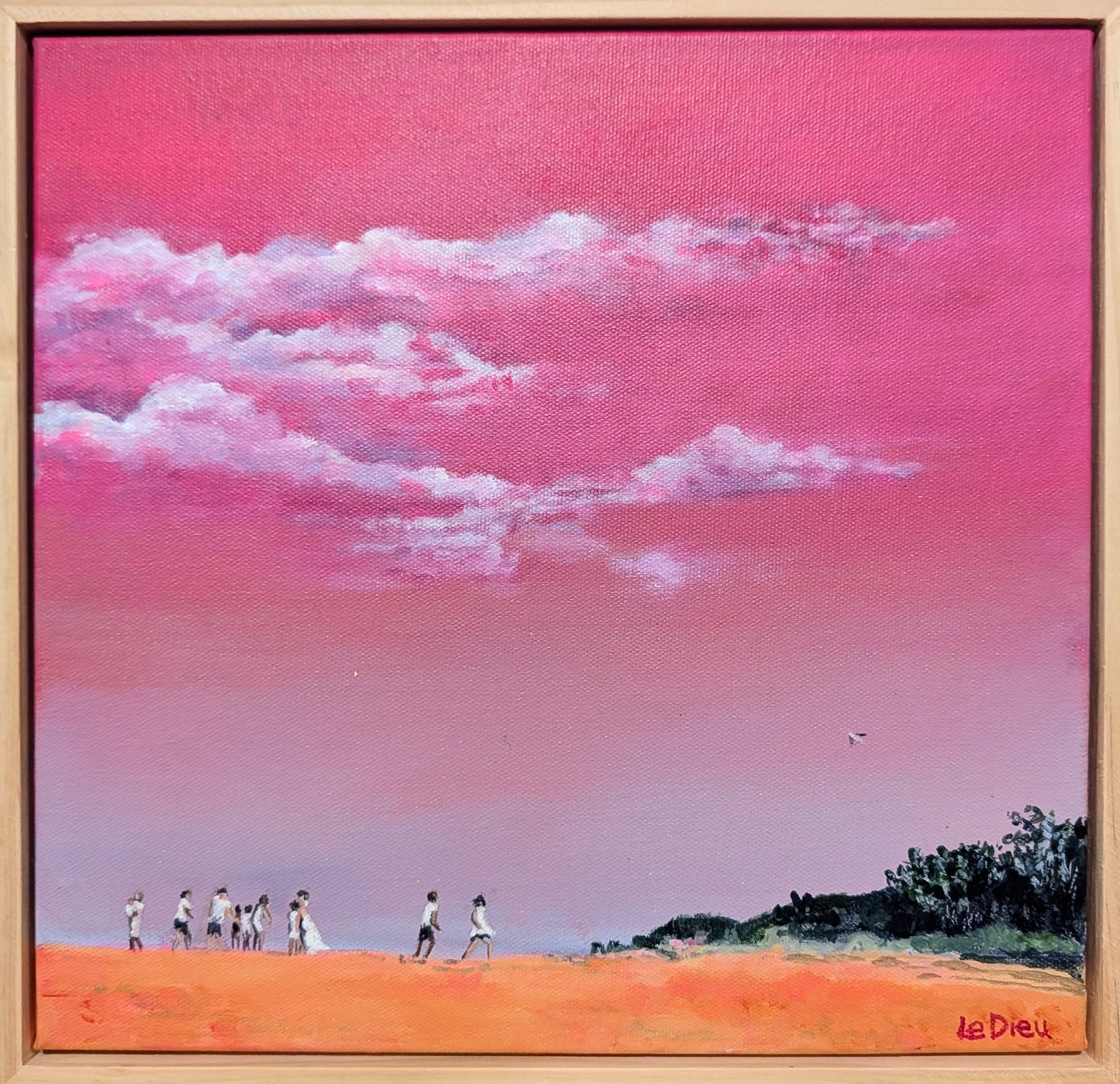 Crimson skies