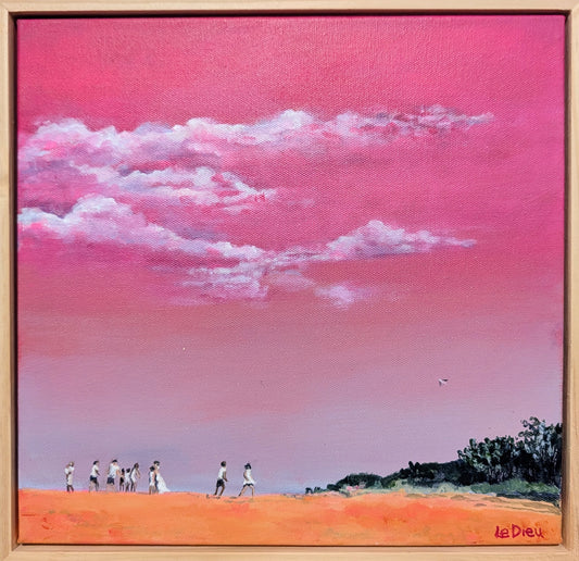 Crimson skies