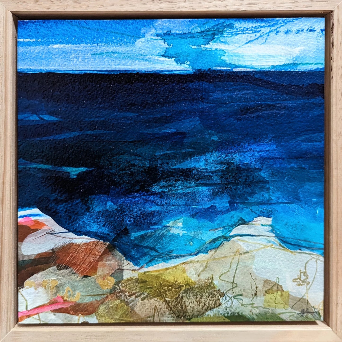 Sitting on the rocks