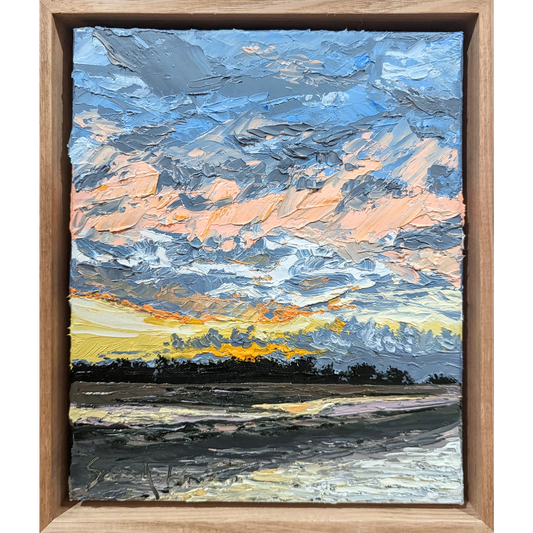 Beach Walk to the Setting Sun