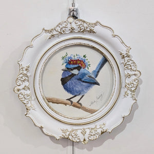Fancy Feathers Blue Fairy Wren #2